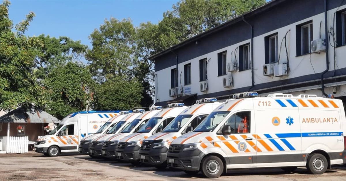 15 ambulanțe noi pentru Serviciul de Ambulanță Județean Teleorman