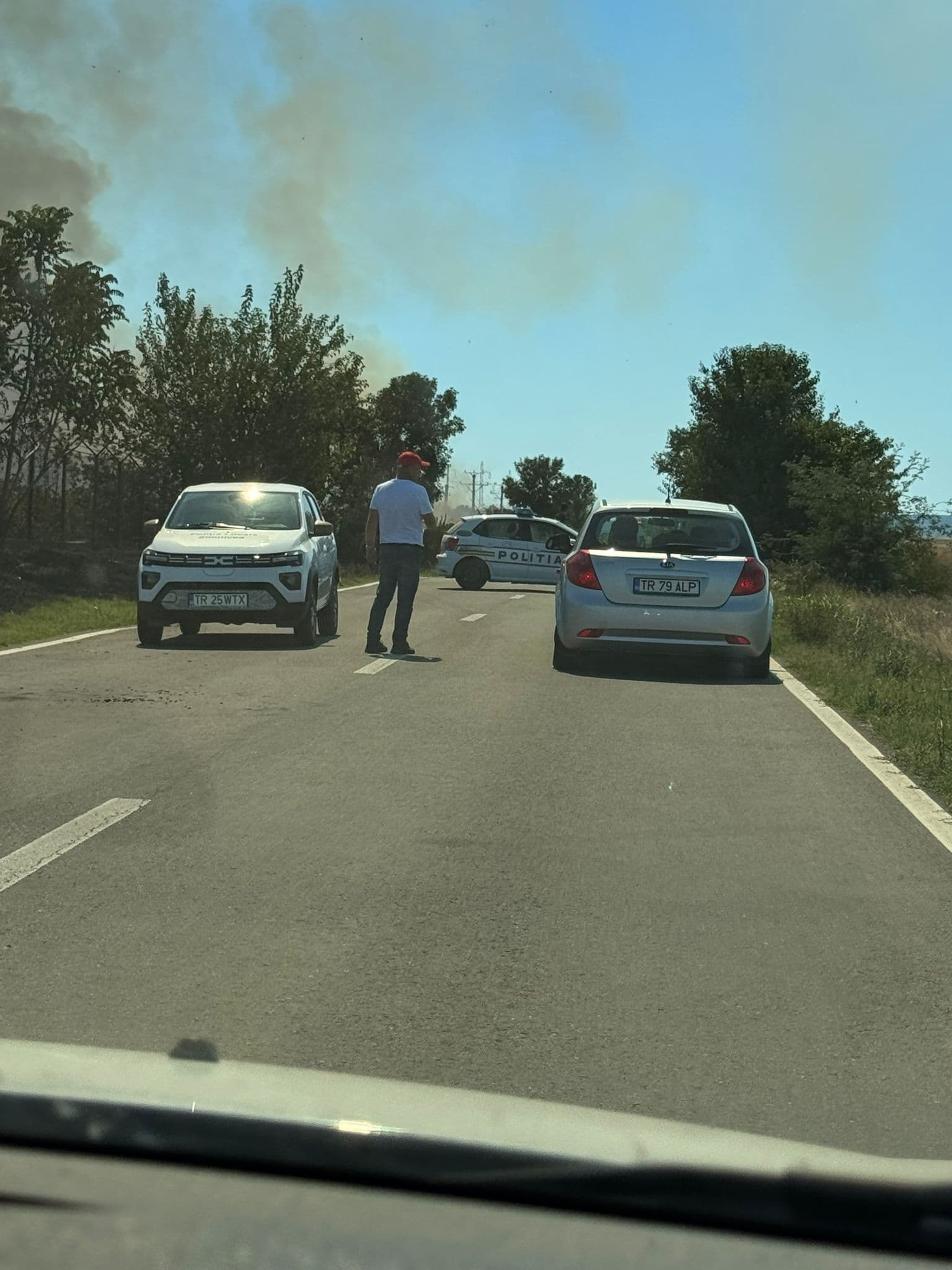 Tânăr reținut în Teleorman: a provocat accident, era băut, fără permis și la volanul unei mașini furate