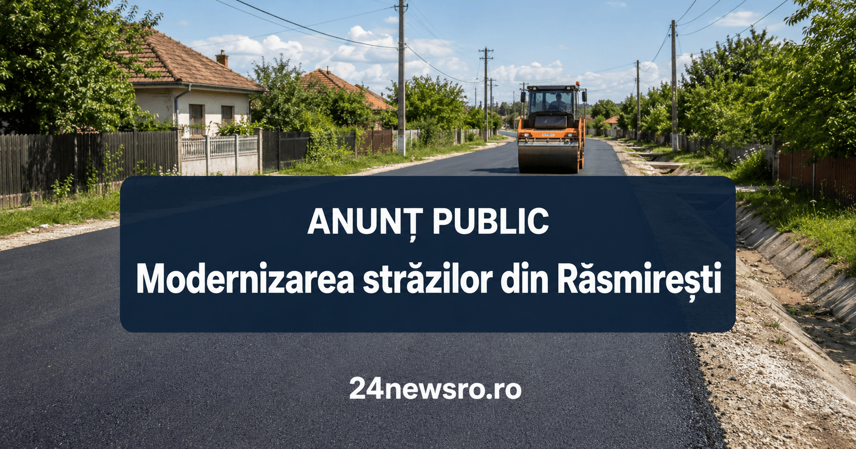 Anunț public privind depunerea solicitării de emitere a acordului de mediu