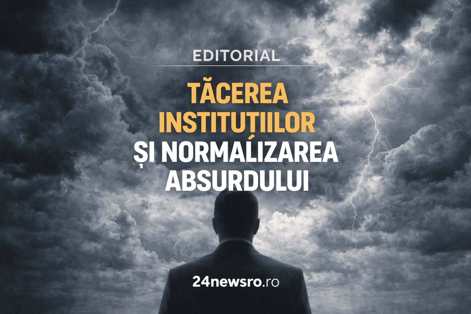 EDITORIAL | Tăcerea instituțiilor și normalizarea absurdului