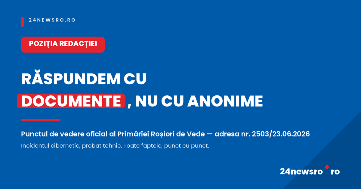 POZIȚIA REDACȚIEI: Adevărul, demonstrat cu acte și rapoarte tehnice — nu cu manipulări anonime