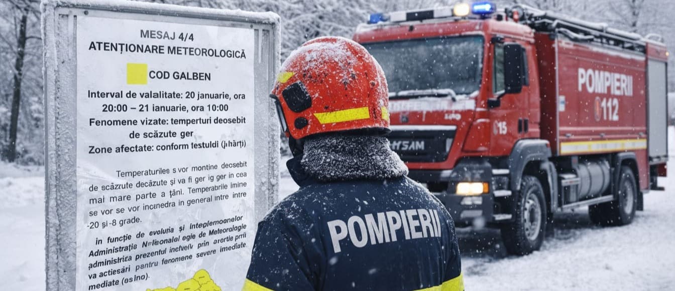 Protejați-vă de ger! Recomandări pentru județul Teleorman