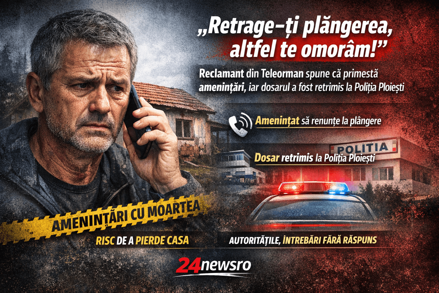 „Retrage-ți plângerea, altfel te omorâm!”