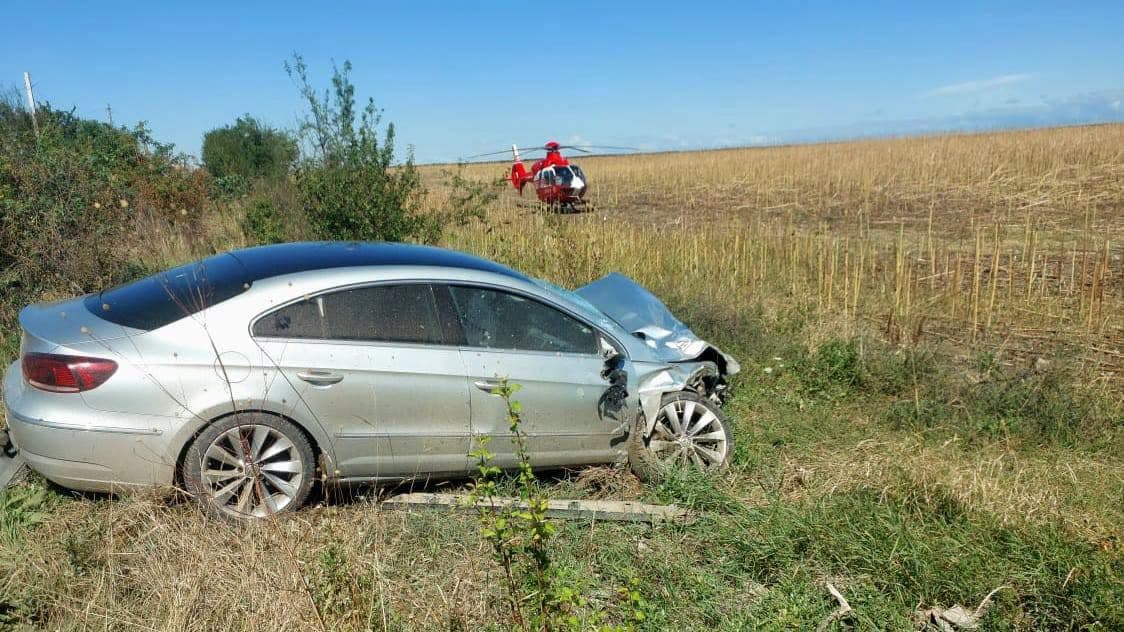 Accident mortal la Baldovinești. A intervenit și elicopterul SMURD, dar bărbatul nu a putut fi salvat
