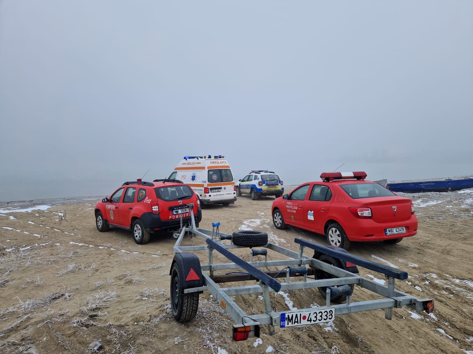 Căutări pe Dunăre, în zona Islaz. Un marinar a dispărut de pe o barjă. Intervenția a fost suplimentată (UPDATE)
