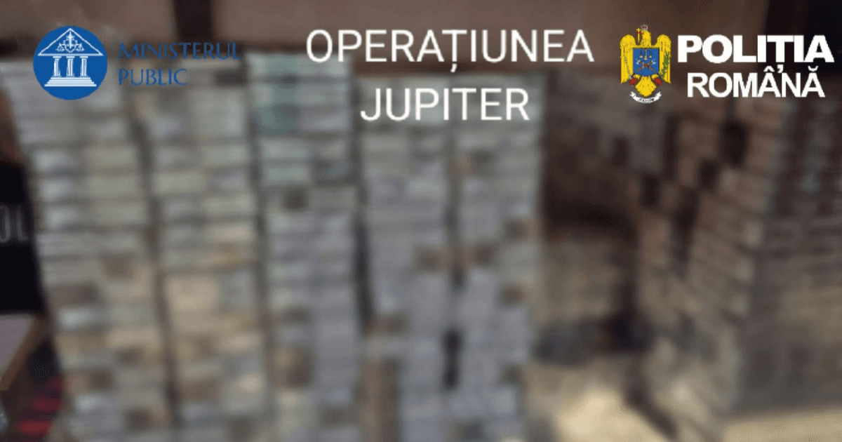 Operațiunea JUPITER: țigări de contrabandă și 60.000 de lei, confiscate la Videle
