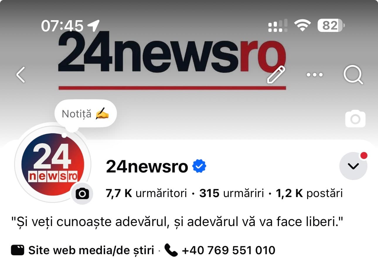 Alătură-te comunității 24newsro!