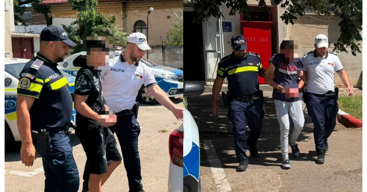 Urmărire în trafic la Roșiori de Vede: un șofer fără permis a lovit o ambulanță și a fugit pe câmp. Doi bărbați, reținuți de poliție