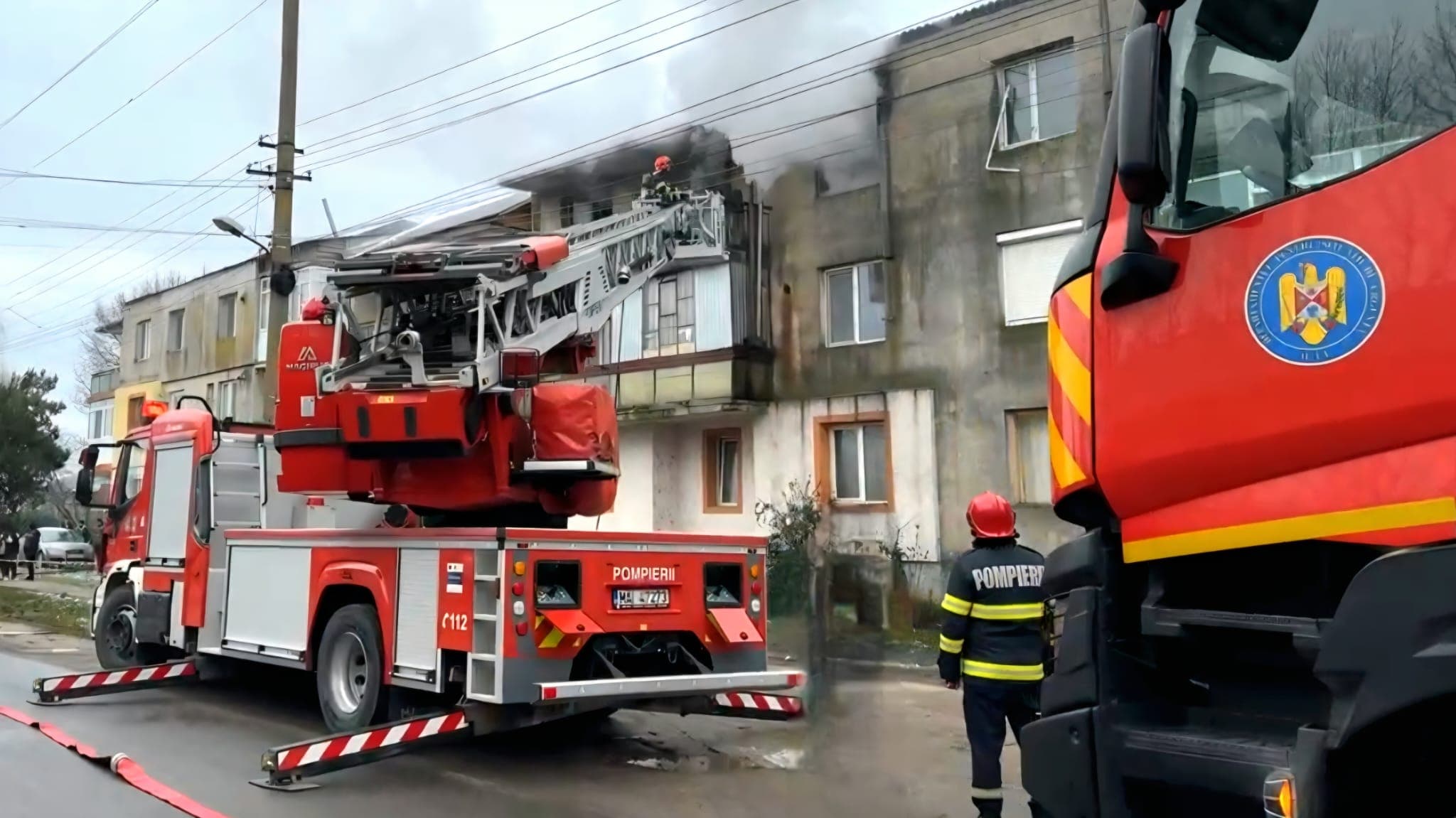 Încediu la Brânceni