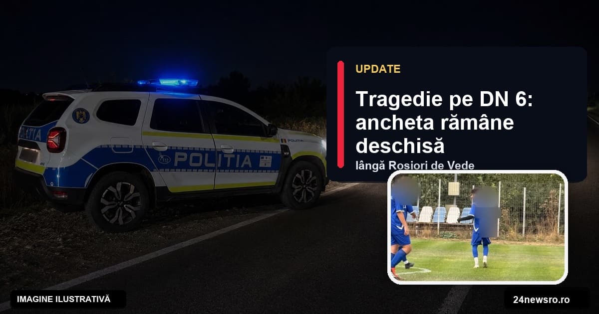 UPDATE. Tânăr găsit decedat lângă DN 6, în apropiere de Roșiori de Vede. Poliția verifică ipoteza unei acroșări