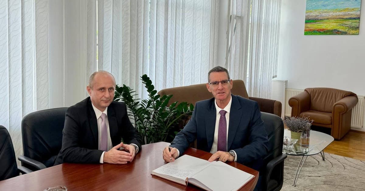 Ambasadorul Israelului, primit la Consiliul Județean Teleorman: discuții despre cooperare economică