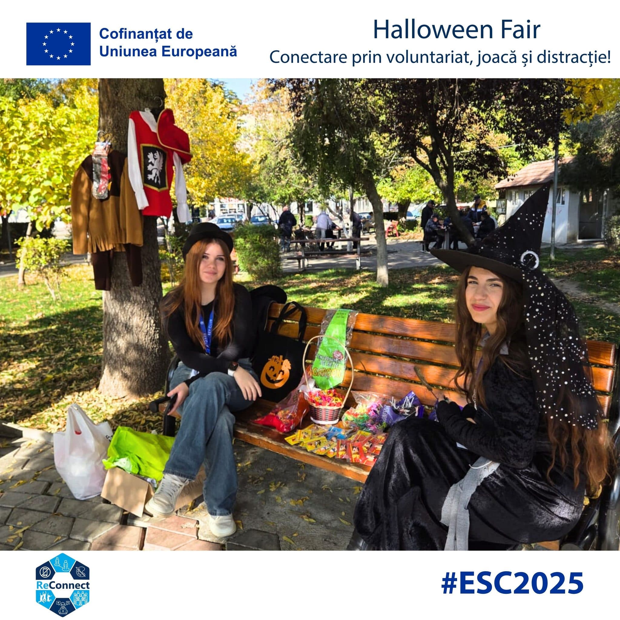 Târgul Caritabil de Halloween din Roșiorii de Vede – o sărbătoare a solidarității și a educației nonformale